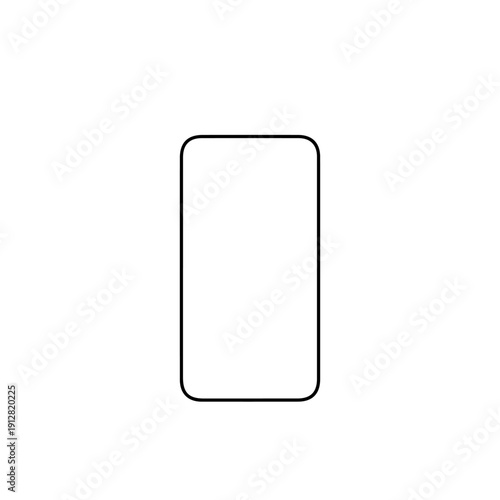 Modern Futuristic Smartphone Vector Illustration