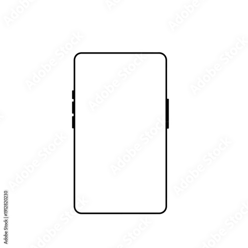 High-Tech Futuristic Smartphone Vector Illustration