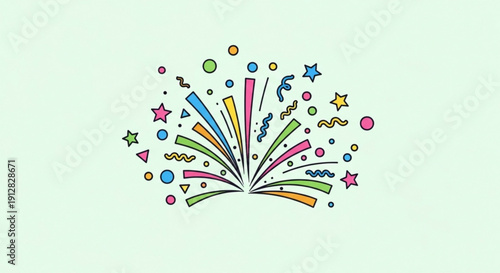 A multi-colored whisk icon with a rainbow effect, representing diversity and joy in cooking and baking. Ideal for inclusive food campaigns.