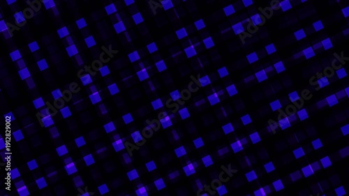 Wallpaper Mural A diagonal grid of blue dots on a dark background viewed from directly above Torontodigital.ca