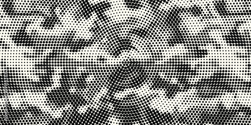 Hexagon Shapes Vector Abstract Geometric Technology Retrowave Sci-Fi Texture Isolated on Light Background. Halftone Hex Retro Simple Pattern. Eps10