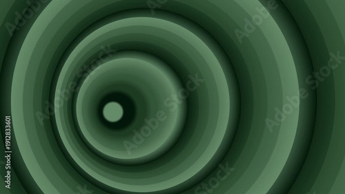 Wallpaper Mural Abstract Green Circular Tunnel Background with Dynamic Deep Concentric Ring Motion Design Torontodigital.ca