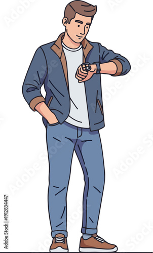 portrait of a handsome young man