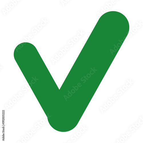 green check mark with data style, agree sign	