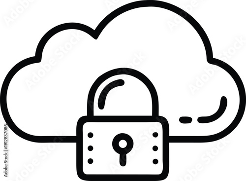 Lock and key vector icon symbol for security and protection