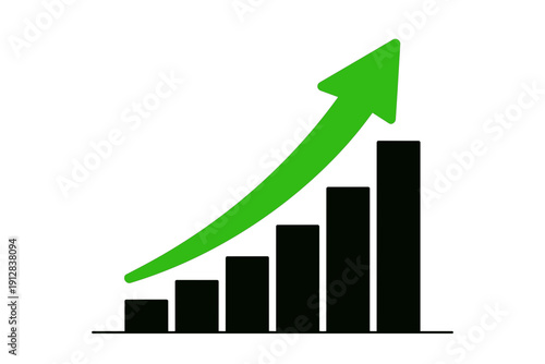 Growing business success graph with upward trend arrow Free Download Growing business success graph with upward trend arrow - GFXLoad