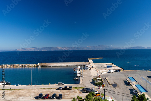 Coastal view of Rafina, a port town near Athens in Attica, Greece,November 14, 2025.