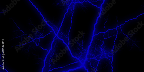 abstract design in black, dark, and gold, high-gloss marble stone texture for digital wall tile designs. Thunder Stock Image in Black Background. Massive lightning bolt with branches isolated on black