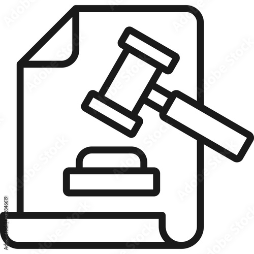 Code Conduct line icon