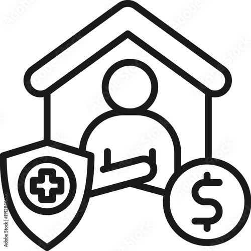 Employee Benefits line icon