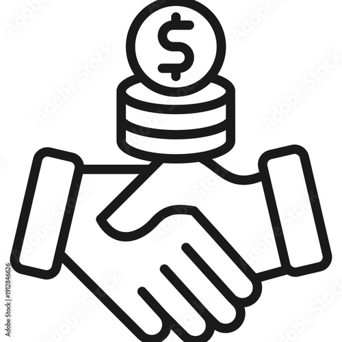 Compensation line icon