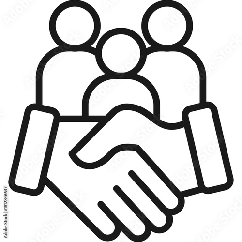 Employee Relations line icon