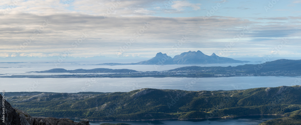 Fototapeta premium Arctic landscape of Bodø, Nordland county, Norway
