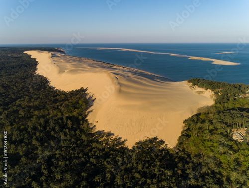 Billede på lærred La Dune du Pilat, labellisée Grand Site de France, Bassin d'Arcachon