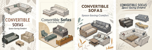 Stylish convertible sofas for modern living spaces and optimal comfort.
