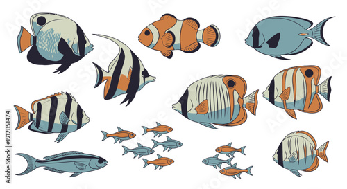 Healthcare and medical flat line icons set for wellness