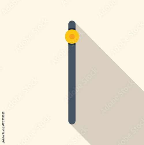 Vertical slider control element for adjusting, progressing, or selecting values in an application