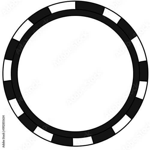 Bild auf Leinwand Casino chip frame illustration
カジノ チップ フレーム イラスト