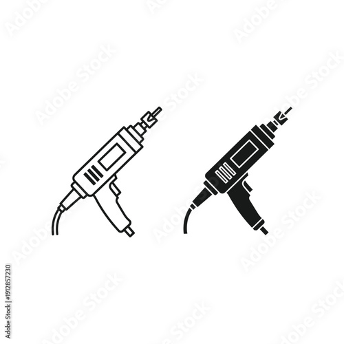 Two corded power tools designed for sanding and grinding tasks