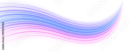 Spiral neon streaks swirl in pink and blue tones, suggesting rapid motion. Each curve radiates energy. Excellent for AI or tech backgrounds. PNG