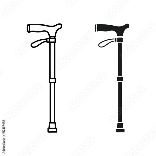 Comparison of two distinct walking cane designs with ergonomic handles