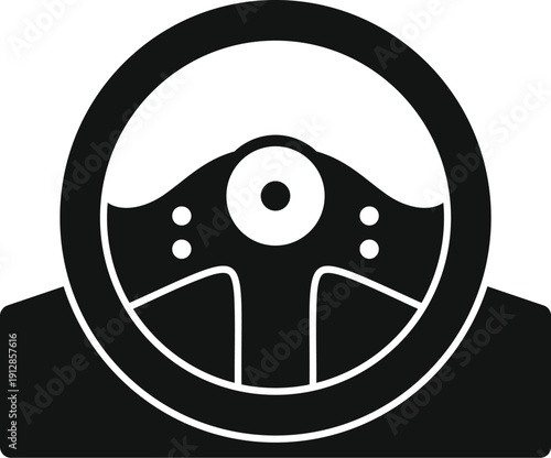 Computer gaming steering wheel for car driving simulation and video game control