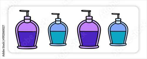 Human Anatomy Diagrams Skeletal a Stylized Bare Line Art Doctor, Apple, Pump Bottles, Medicine, Brain,Yellow Sun