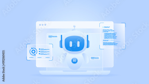AI workflow automation artificial intelligence. ai agent dashboard machine learning with process flow, intelligent, and automation system.