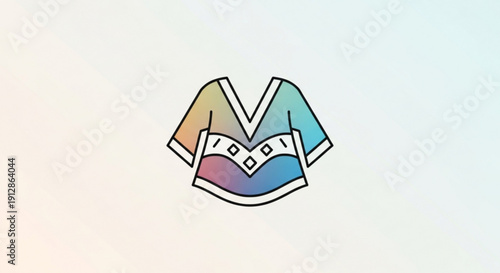 Outline vector of a whisk, conveying a sense of clarity and precision in cooking and baking.