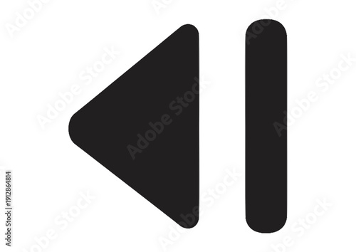 A play button and pause icon displayed together on a clean interface