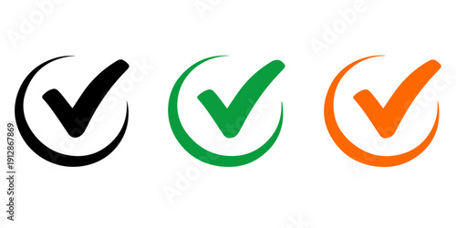 A 3d vector illustration of green check mark and red cross buttons featuring yes and no signs as web icons for business choice voting and approved success symbols in a professional design
