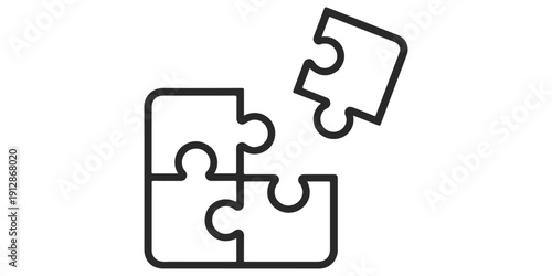 A 3D illustration of a metal lock and key with a chain symbolizes a business strategy where teamwork and the right connection solve a puzzle to find the missing piece of a success concept