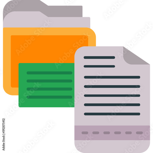 vector file folder icon