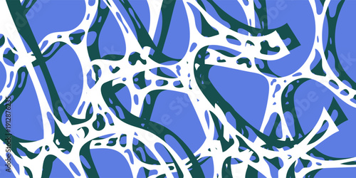 Blue water surface watercolor. Summer sea poster template. Sea waves abstract backgrounds. Turquoise rippled water texture background. Shining blue water ripple pool abstract vector