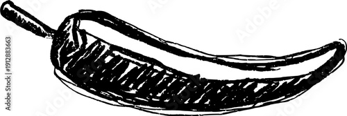 Fiery Flavor: A Doodle of a Chili Pepper