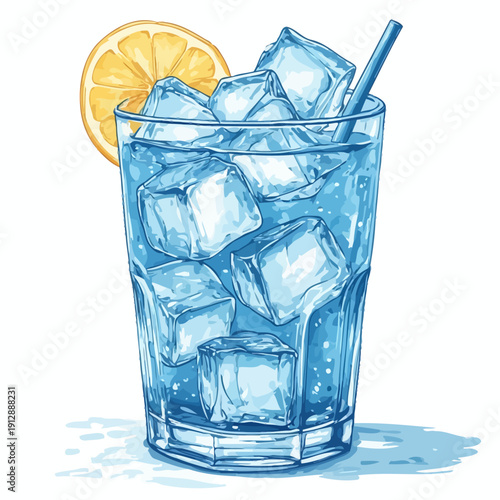 Very Cool Ice Juice Drink Design