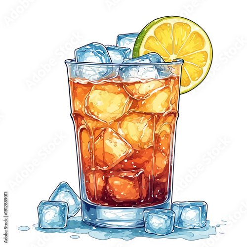 Very Cool Ice Juice Drink Design