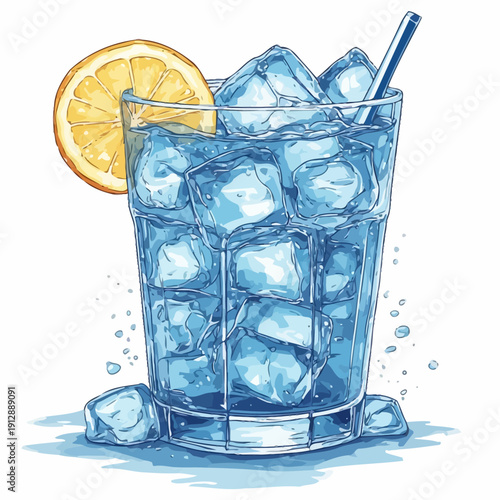 Very Cool Ice Juice Drink Design