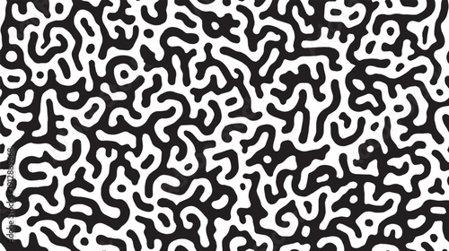 A flawless pattern vector background composed of tightly packed abstract organic droplet shapes.