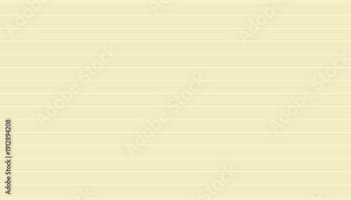 Horizontal lined paper background texture for school notebook and education office supply, vector illustration