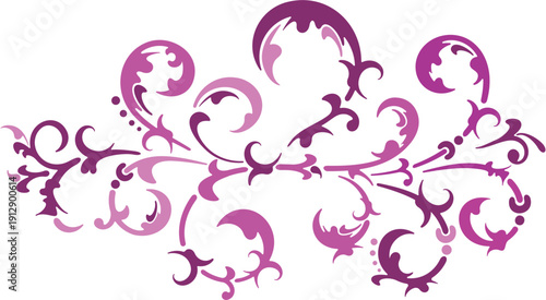abstract floral design vector 