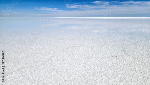 White Salt Flats of Salar de Uyuni, Bolivia