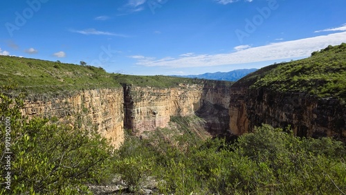 Panoramic Cliff View at Cañon de Toro Toro, Bolivia