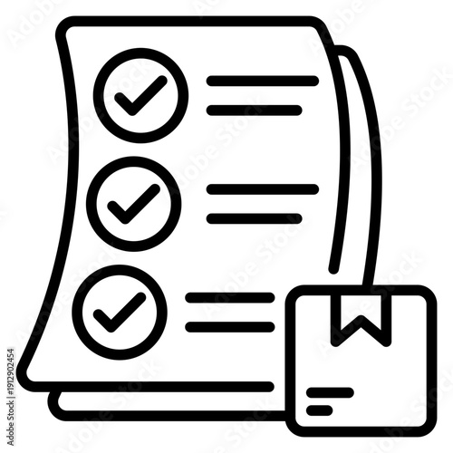 Inventory List Line Icon