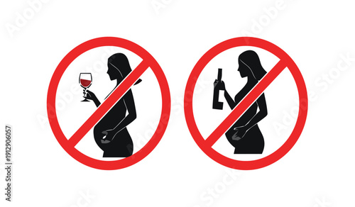 No Alcohol Warning Signs for Pregnant Women are Posted Everywhere Clearly