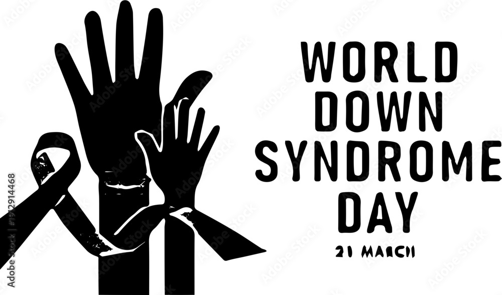 Fototapeta premium World down syndrome day 
