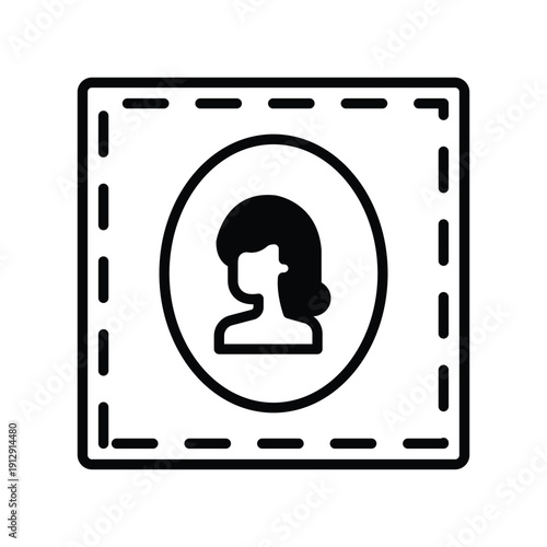 Visa Stamp Vector Icon which can easily modify or edit