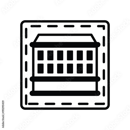 Milan Stamp Vector Icon which can easily modify or edit