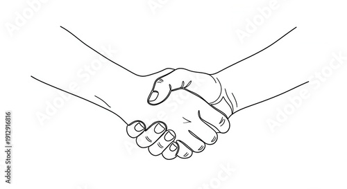 Close-up of two hands shaking in agreement, symbolizing partnership and trust.