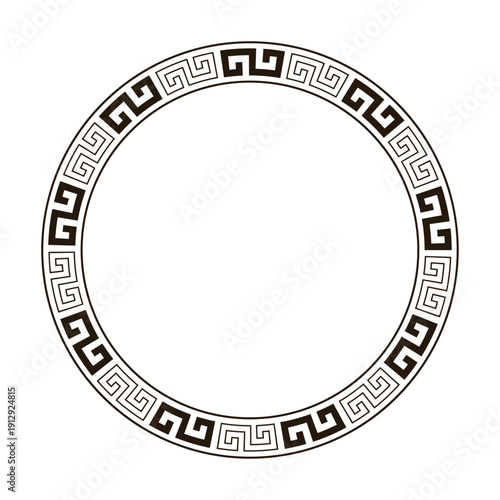 Decorative frame in greek style.